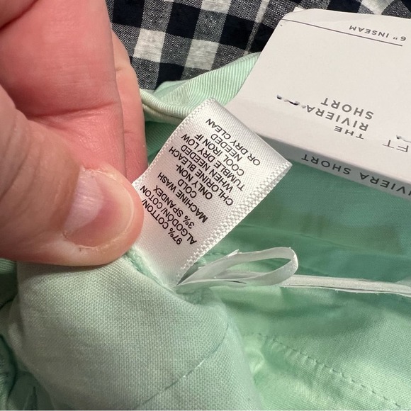 LOFT Green Bermuda Shorts Tailored Cotton Blend - Picture 3 of 6